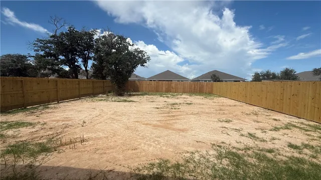 a swimming pool with an outdoor space