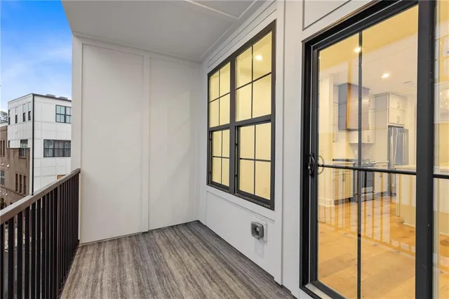 a view of front door