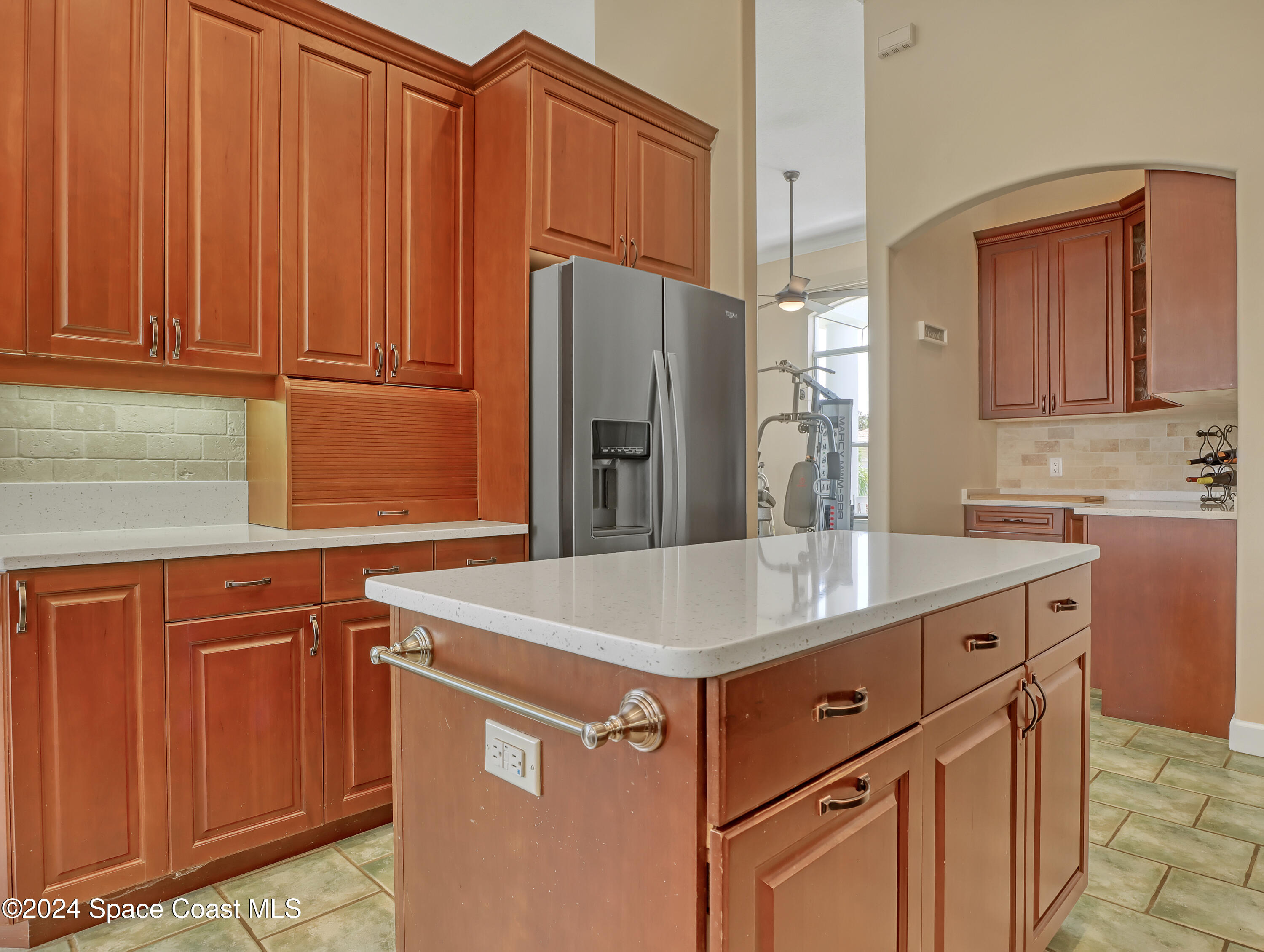 4321 Collingtree Drive Rockledge, FL 32955 - Photo 51 of 70 a kitchen with stainless steel appliances granite countertop a refrigerator and a sink