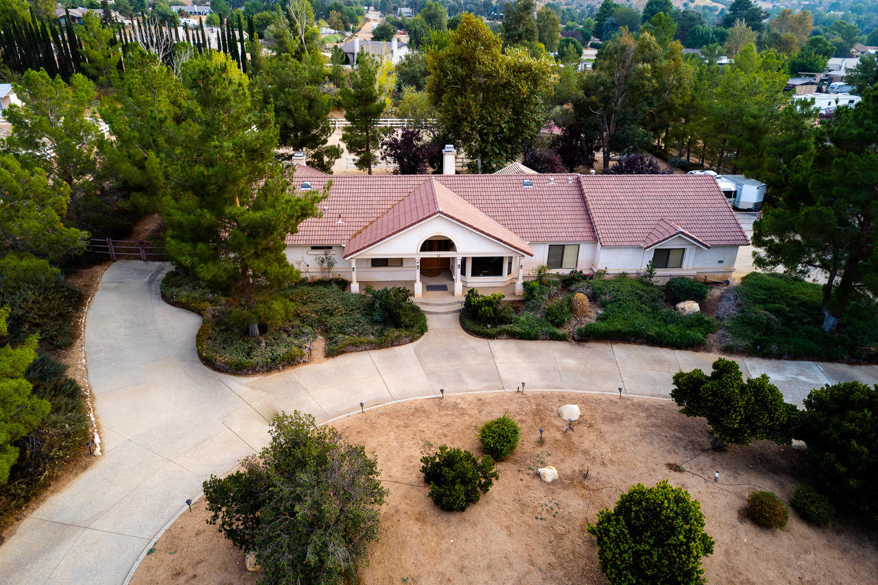2470 Trails End Road Acton, CA 93510 - Photo 55 of 59 drone shot front