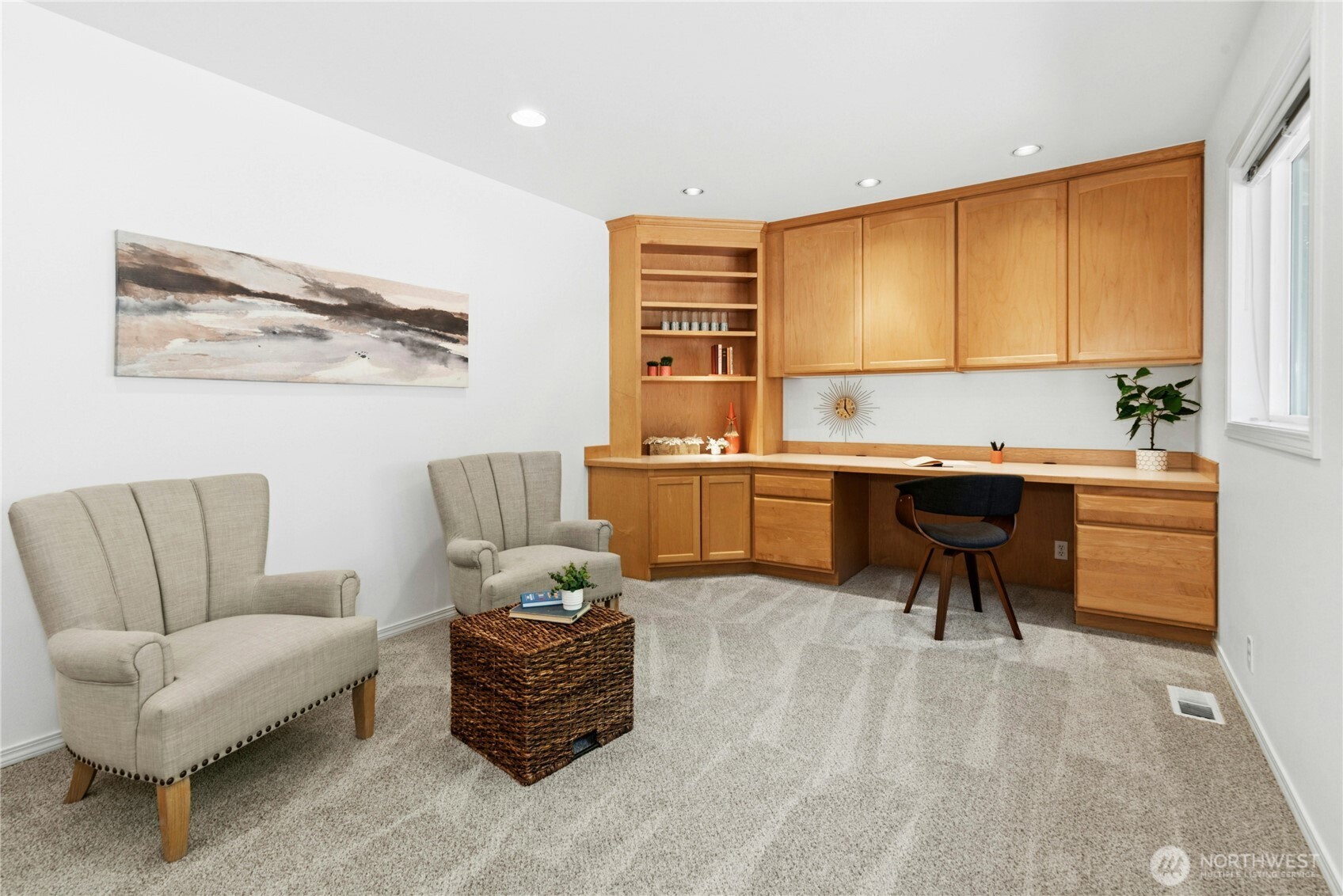 23621 7th Avenue West Bothell, WA 98021 - Photo 11 of 33 a living room with furniture and a large window