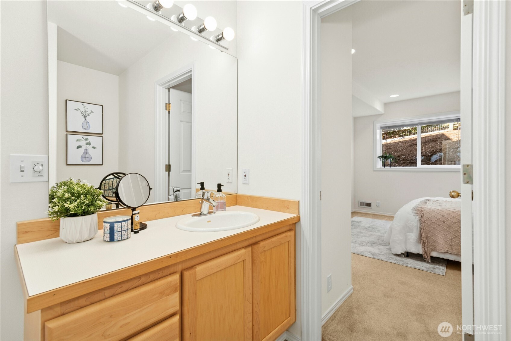 23621 7th Avenue West Bothell, WA 98021 - Photo 22 of 33 a bathroom with a sink and a mirror