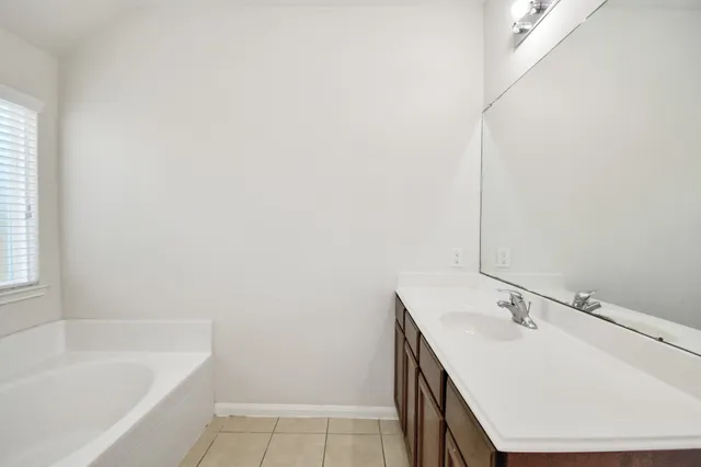 a bathroom with a sink and a bathtub
