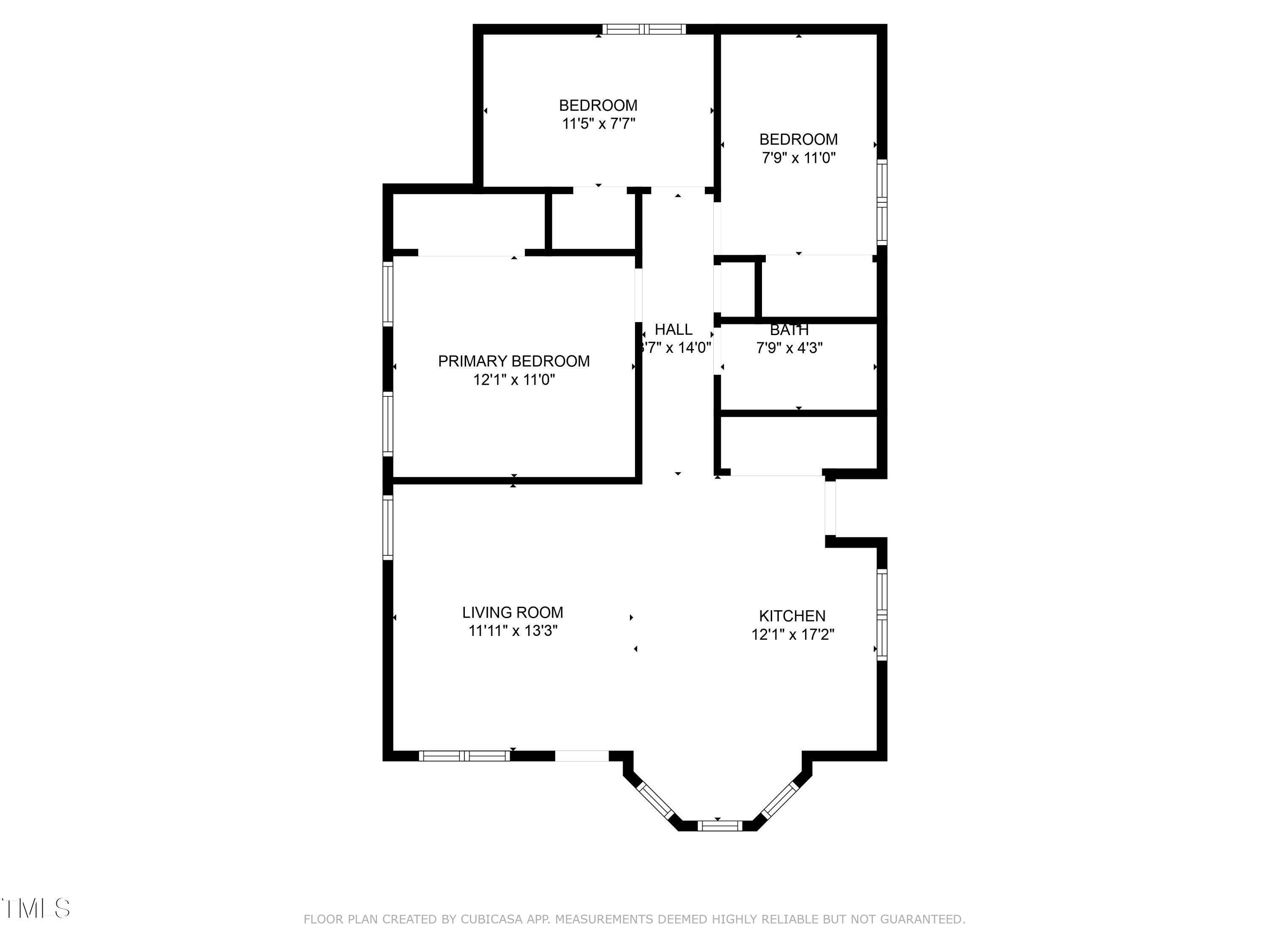 1212 Pender Street Raleigh, NC 27610 - Photo 18 of 19 a picture of a floor plan