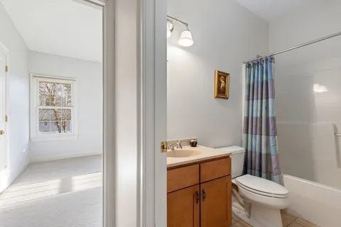 a dining room with furniture and toys