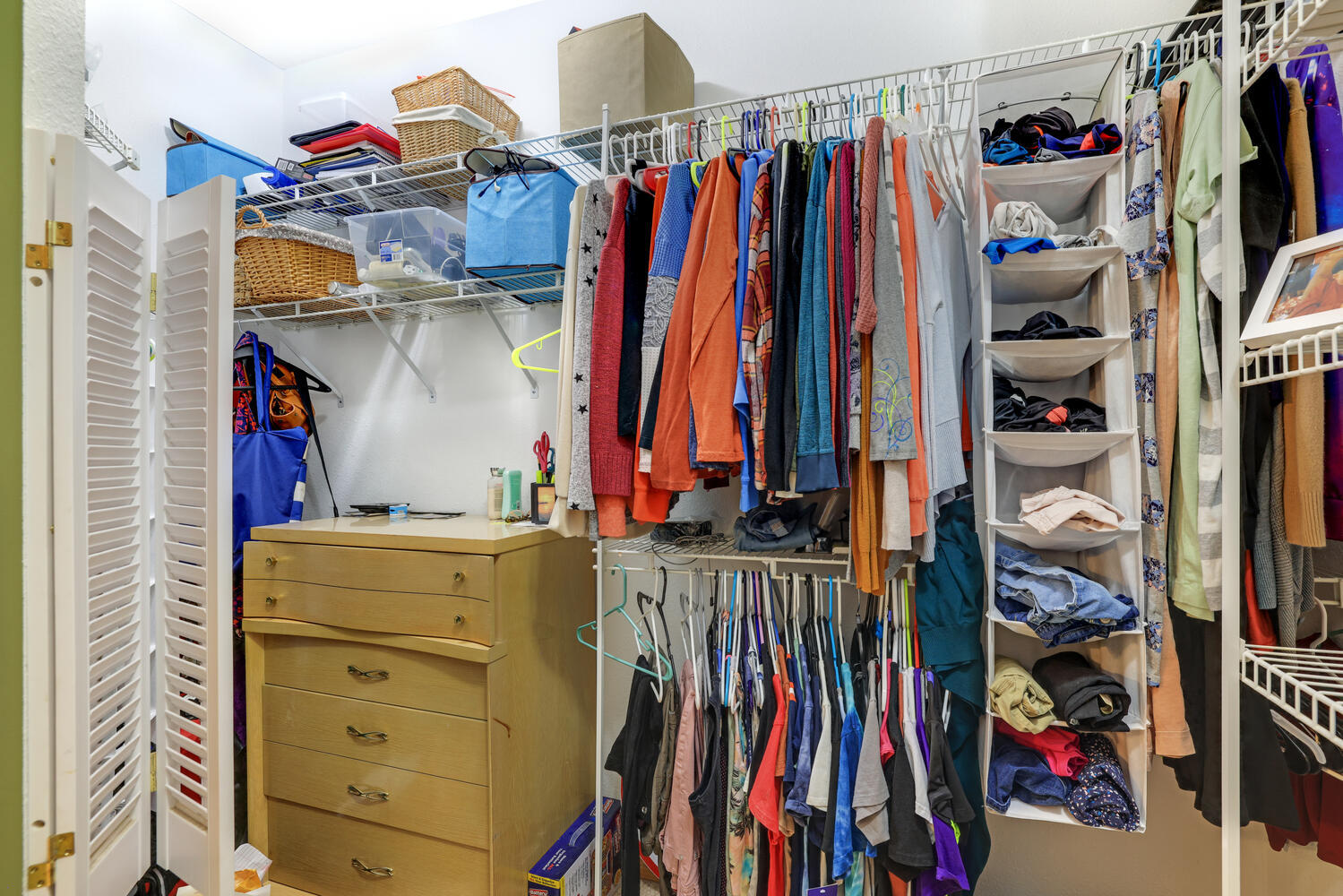 1 River Vly Rnch Road White Heath, IL 61884 - Photo 45 of 66 a view of walk in closet with clothes and shoes