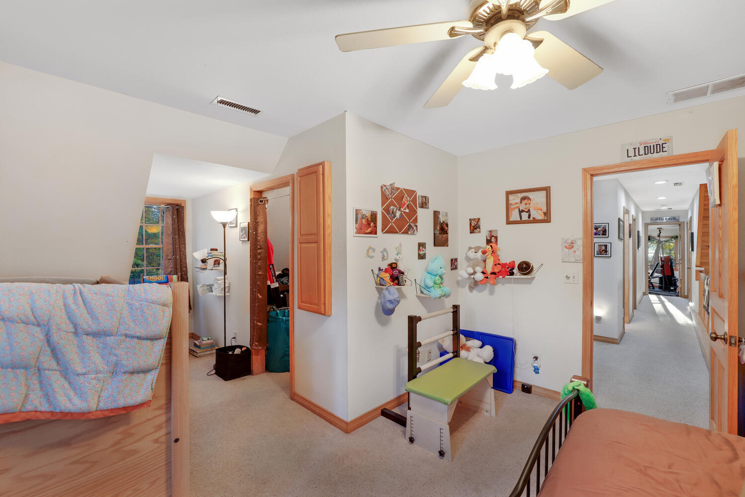 1 River Vly Rnch Road White Heath, IL 61884 - Photo 48 of 66 a view of a bedroom with baby bed and toys