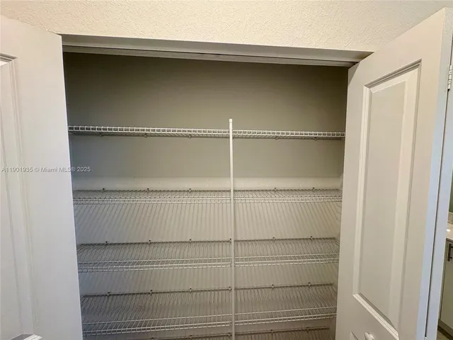a close view of closet