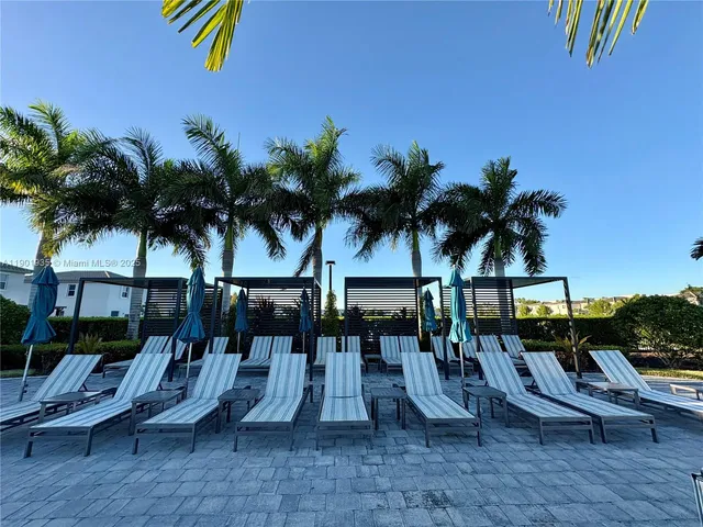 a view of outdoor space with seating area and entertaining space