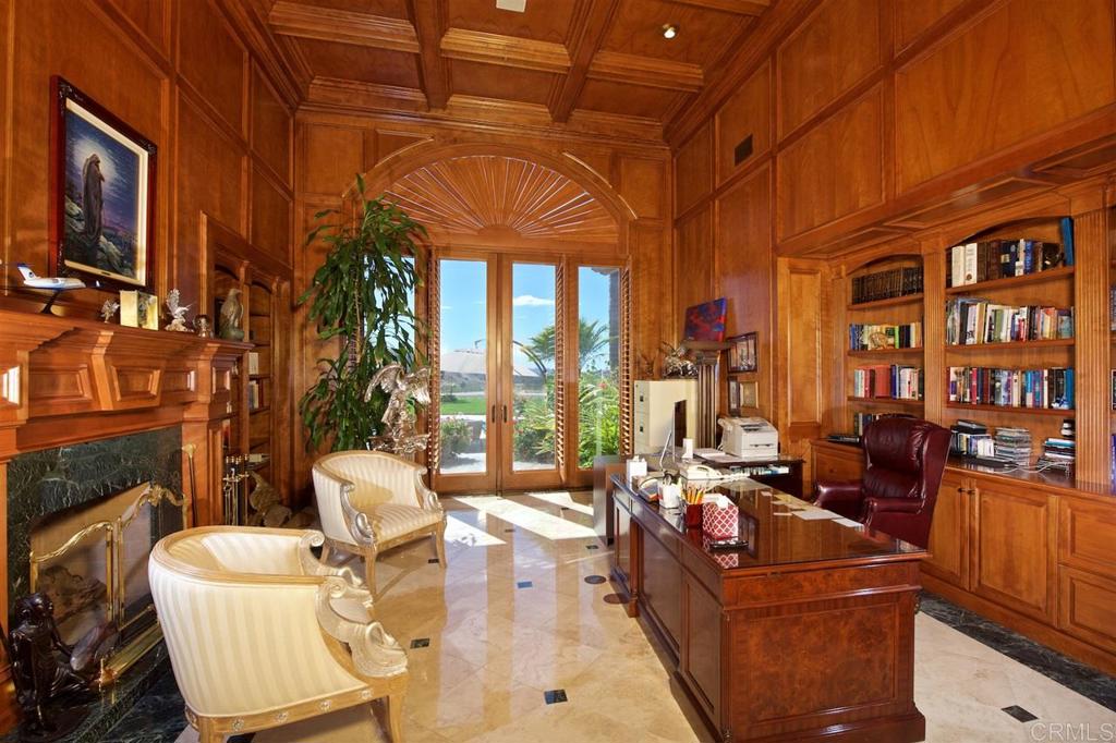 6827 Alydar Corte Del Mar, CA 92014 - Photo 8 of 24 a view of a patio with couches dining table and chairs with wooden floor