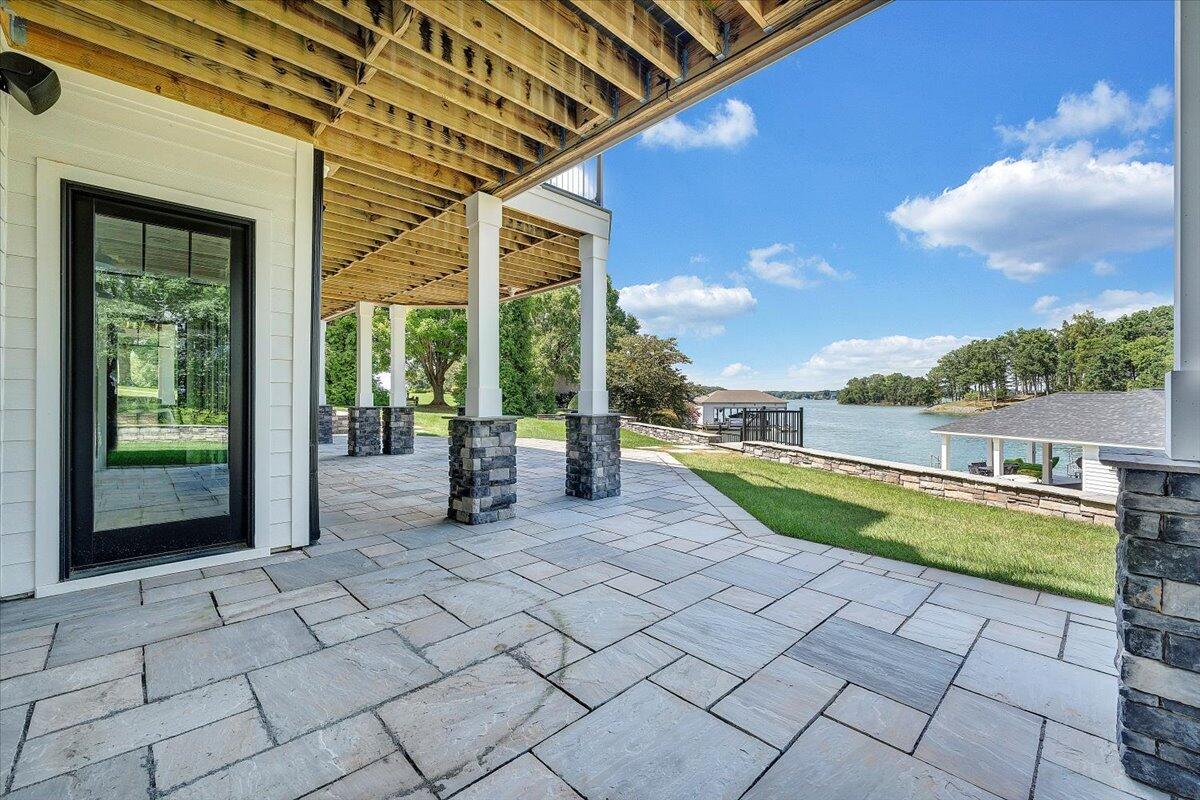 176 Three Point Isle Drive Penhook, VA 24137 - Photo 88 of 97 a view of swimming pool with seating space