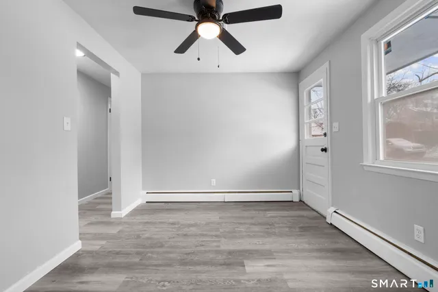 wooden floor in an empty room