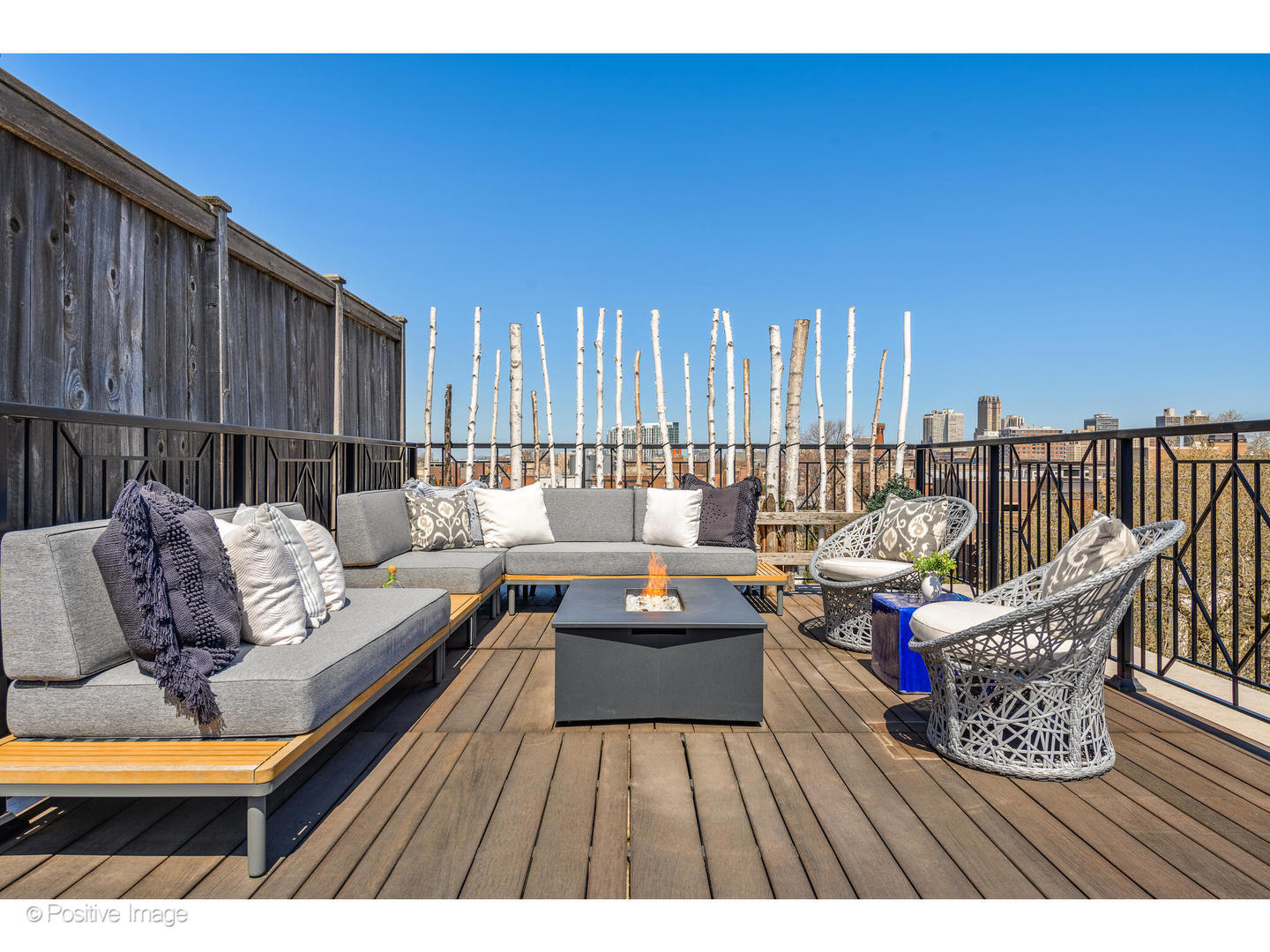 1853 North Burling Street Chicago, IL 60614 - Photo 72 of 86 a outdoor living space with furniture and a potted plant