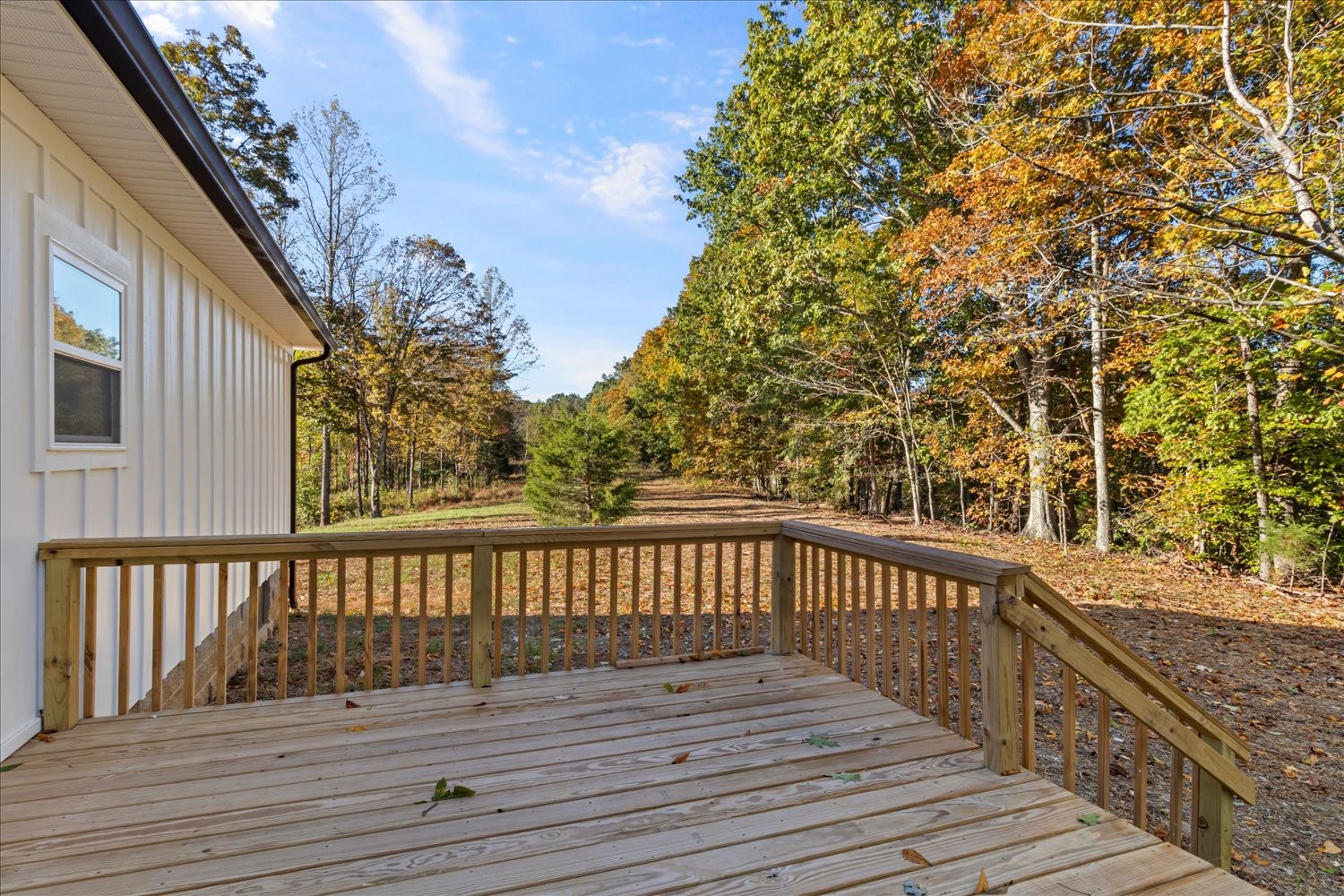 975 Weakley Creek Road Lawrenceburg, TN 38464 - Photo 29 of 49 a view of balcony with wooden floor and fence