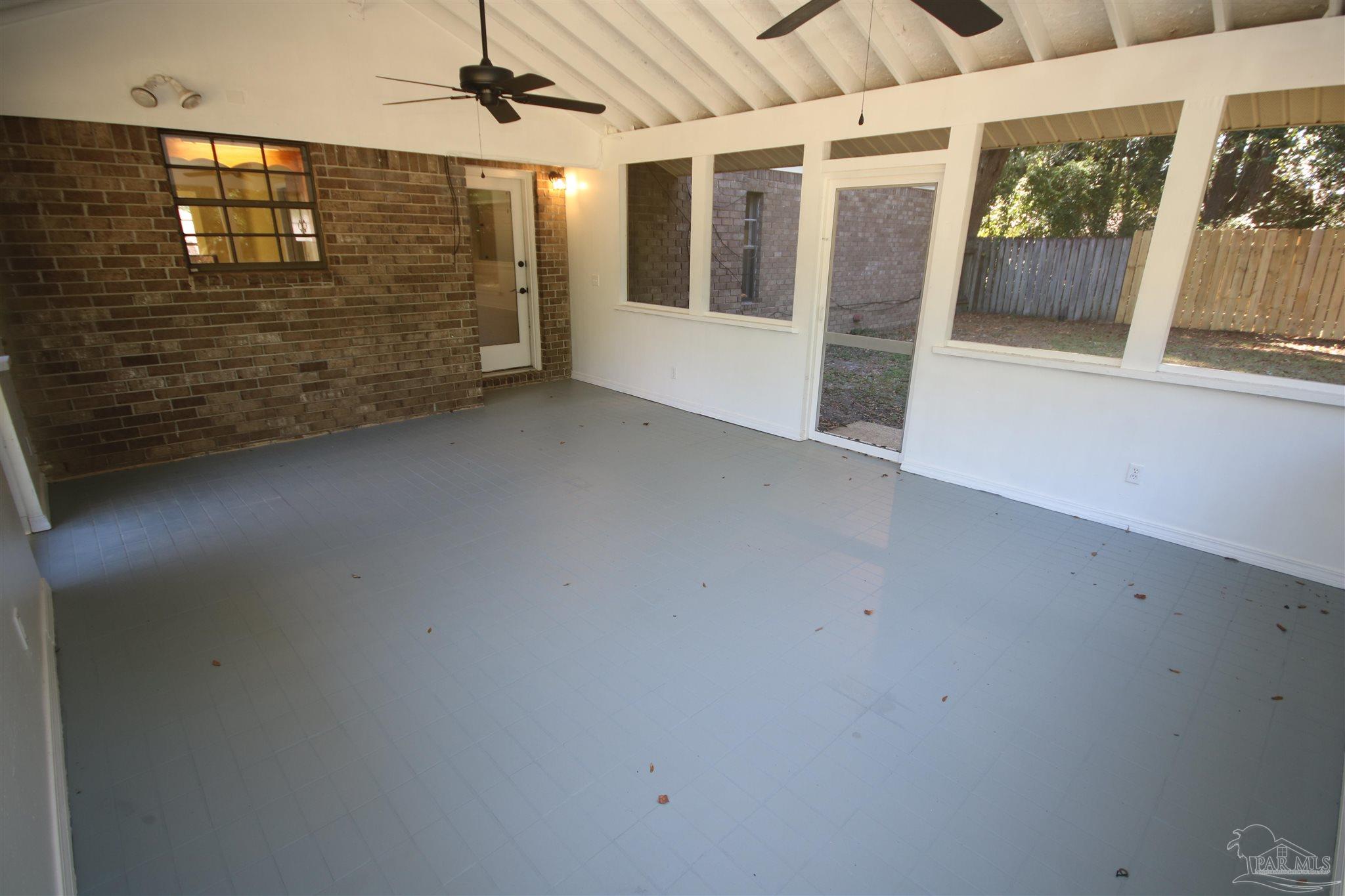 5464 Rowe Trail Pace, FL 32571 - Photo 39 of 50 within the screened patio & 2 ceiling fans.