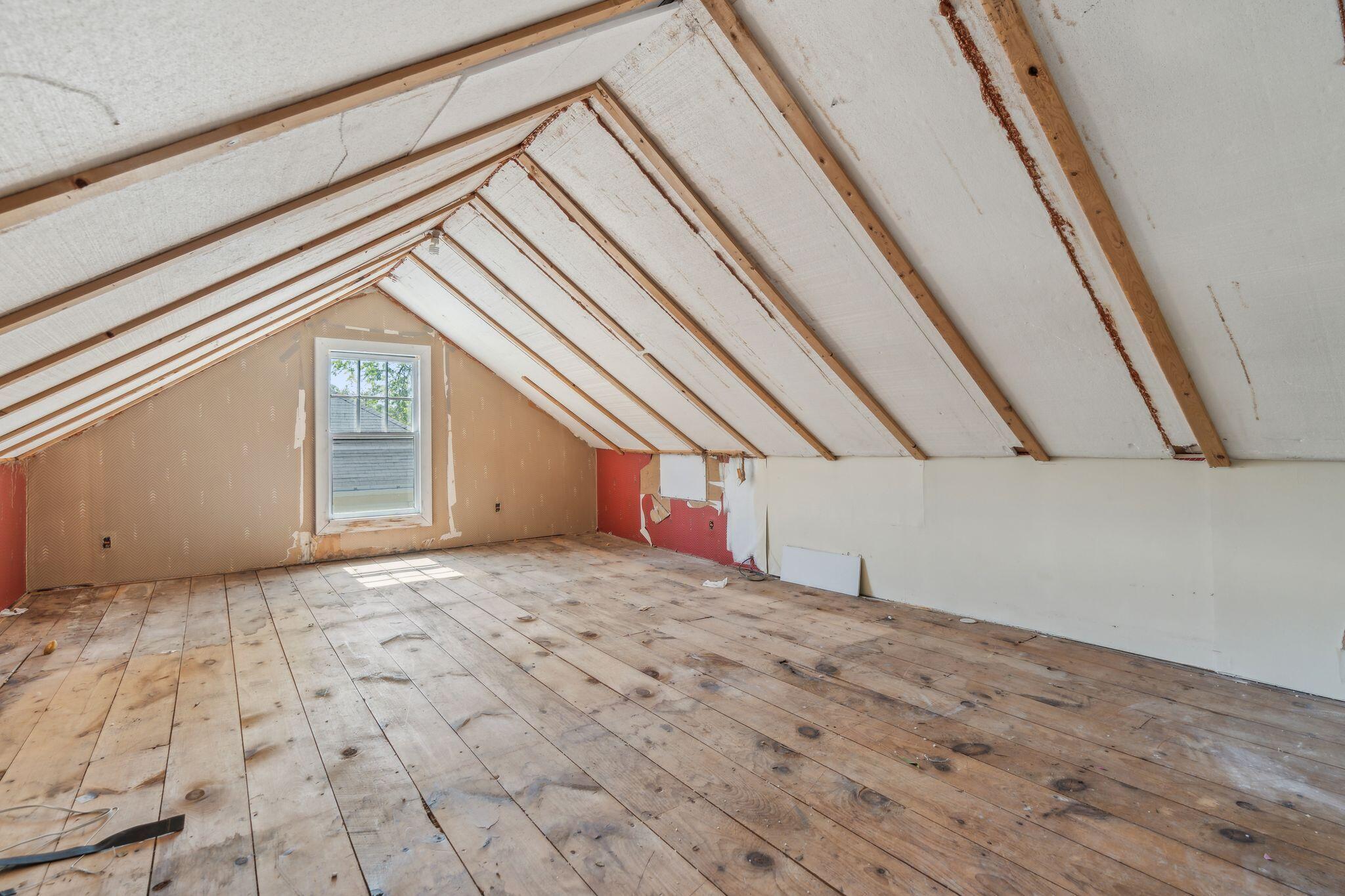 57 Gleckler Road Portland, ME 04103 - Photo 36 of 41 Attic 3rd floor