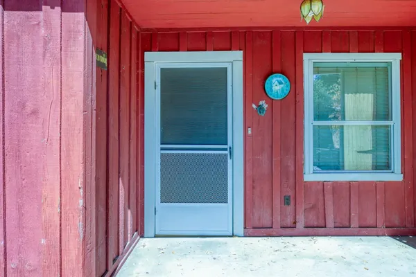 a view of door