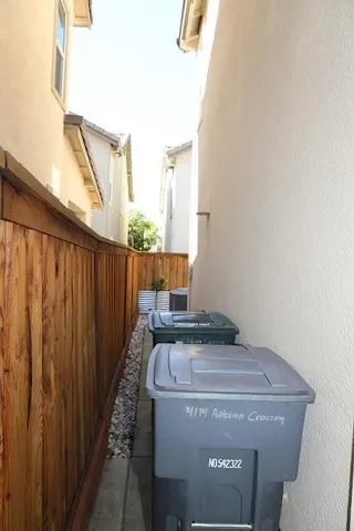 a close view of utility room