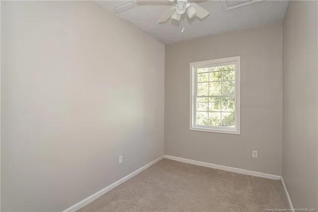 an empty room with closet