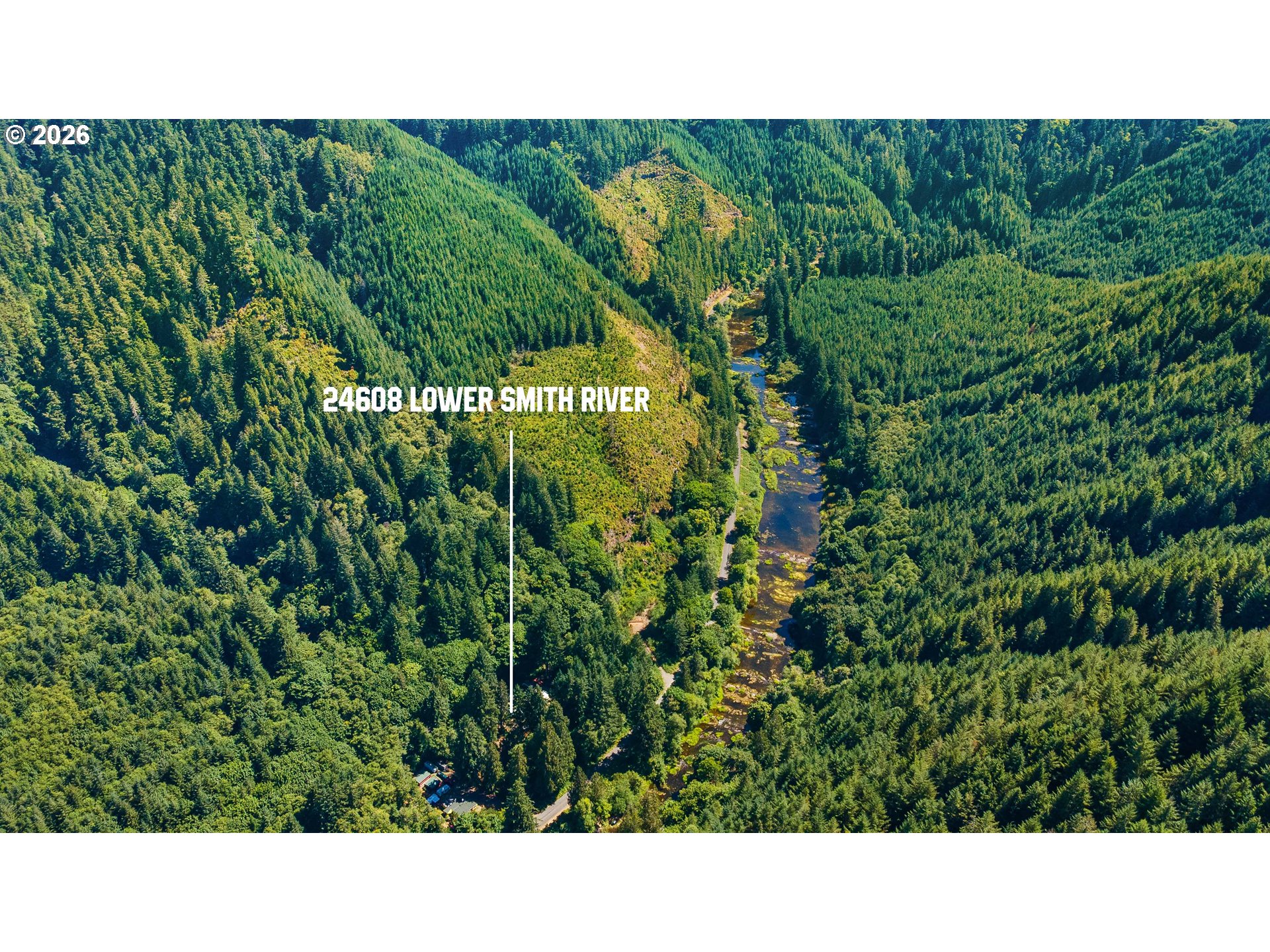 24608 Lower Smith River Road Reedsport, OR 97467 - Photo 30 of 44 Approximate Property Lines