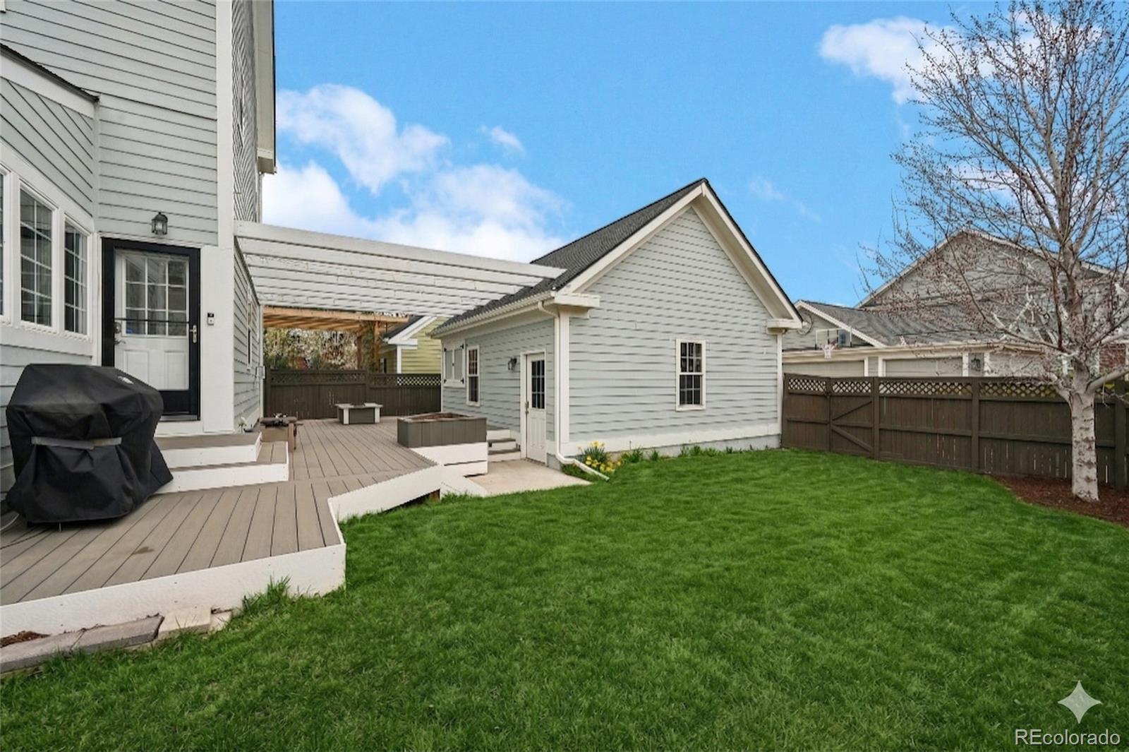 8741 East 33rd Avenue Denver, CO 80238 - Photo 38 of 43 a view of a house with backyard and sitting area