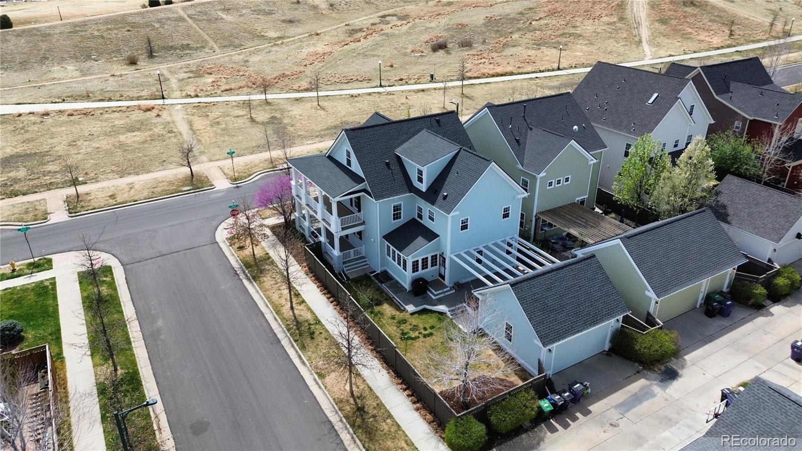 8741 East 33rd Avenue Denver, CO 80238 - Photo 40 of 43 an aerial view of a house