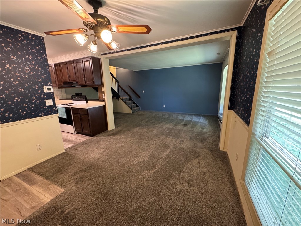 7294 Fox Mill Road, Unit 19D Mentor, OH 44060 - Photo 11 of 27 View from the entry showing dining are, living room and kitchen