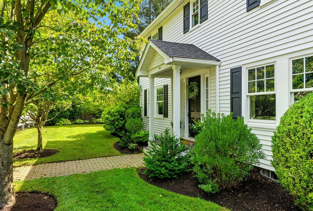 53 Prairie Street Concord, MA 01742 - Photo 17 of 26 a view of a yard in front of house