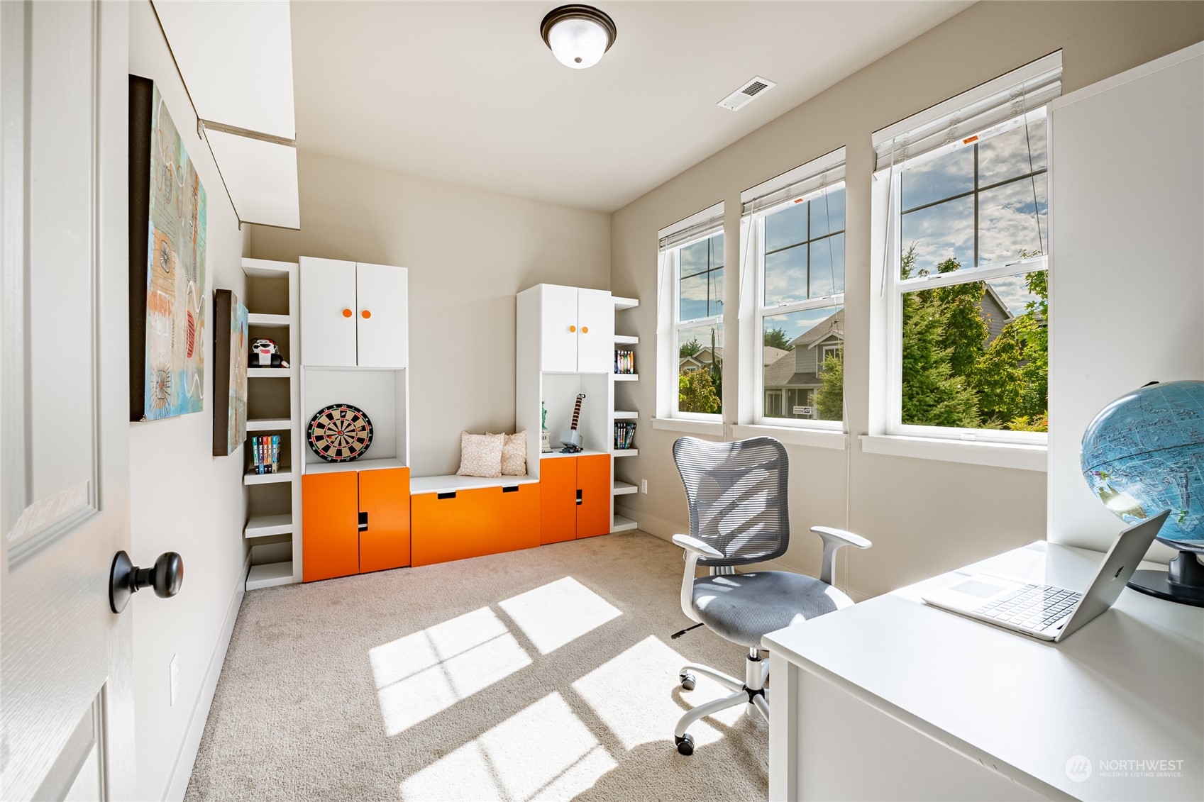 22831 36th Drive Southeast Bothell, WA 98021 - Photo 16 of 40 a bedroom with furniture and a large window