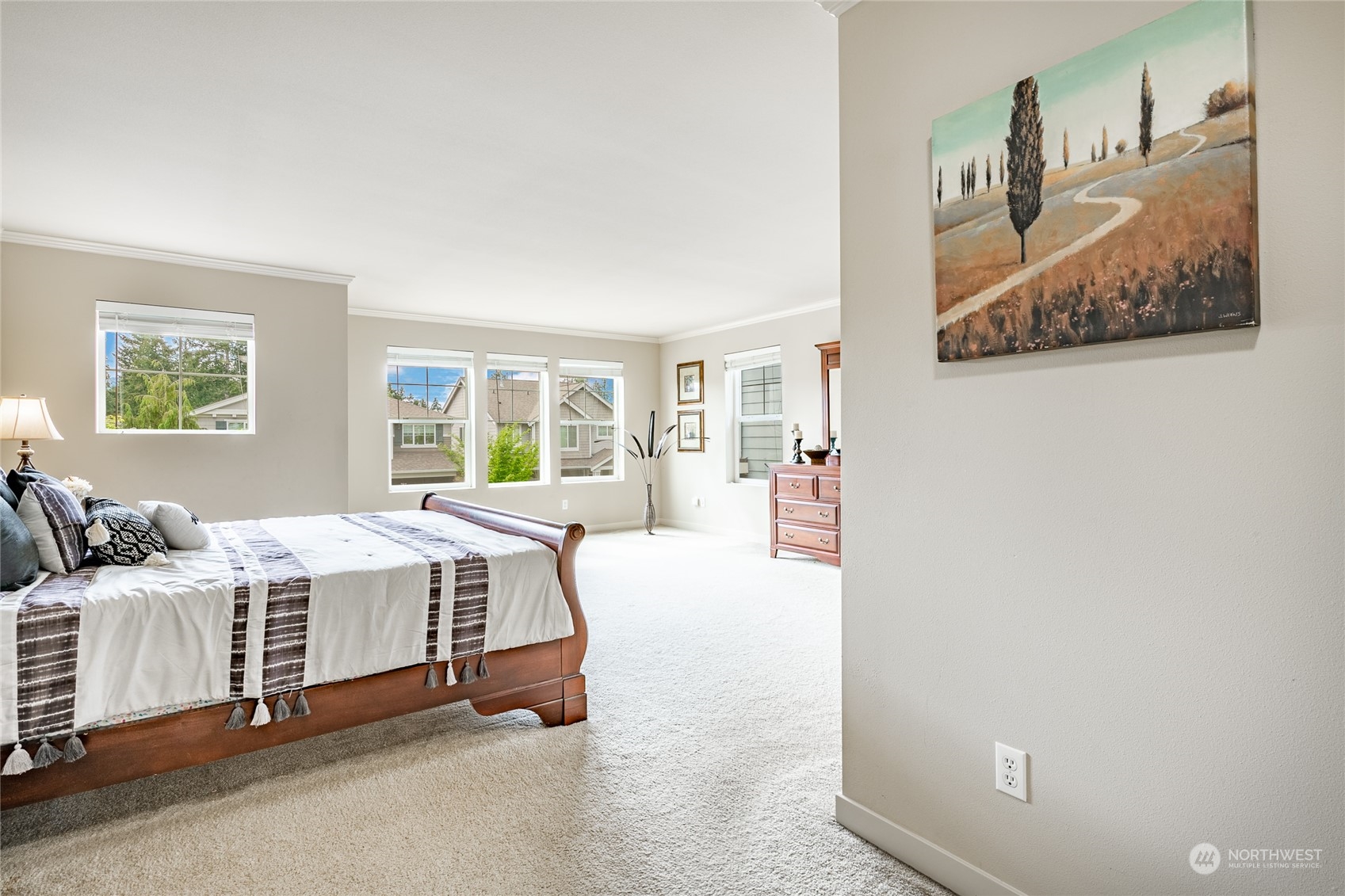 22831 36th Drive Southeast Bothell, WA 98021 - Photo 20 of 40 a bedroom with a bed and wooden floor
