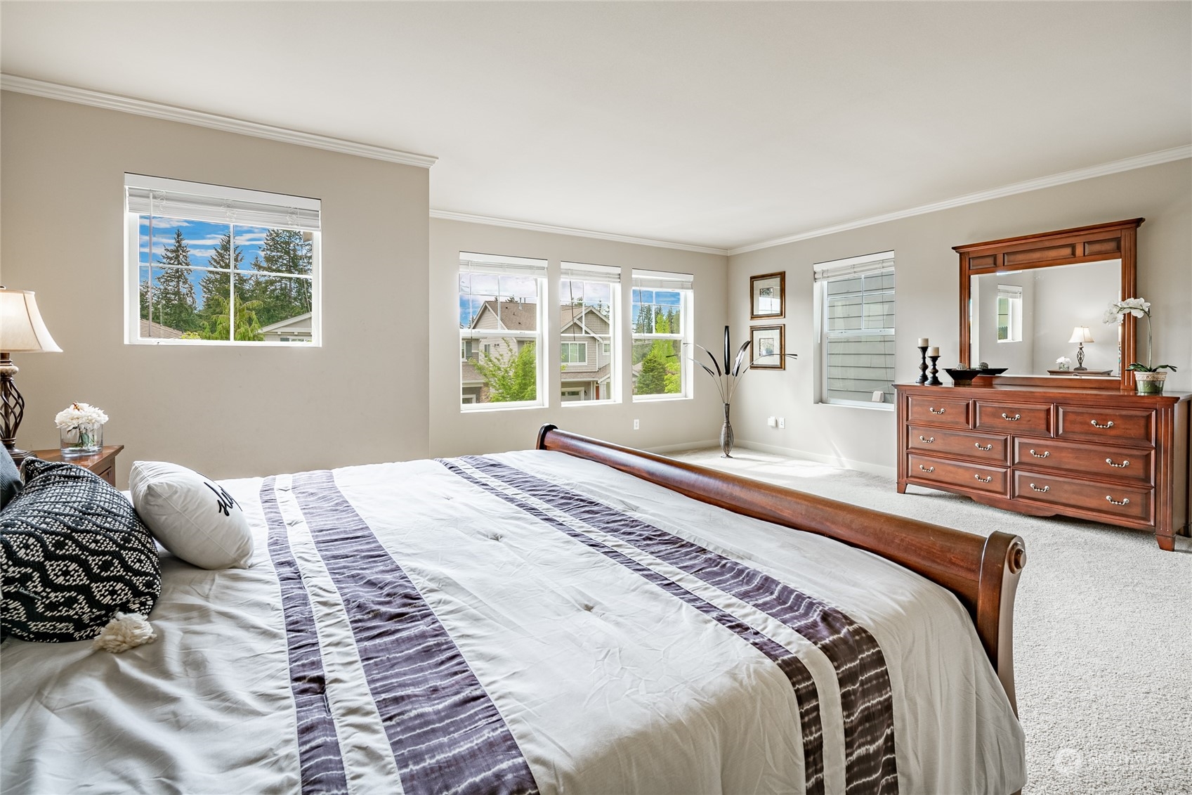 22831 36th Drive Southeast Bothell, WA 98021 - Photo 23 of 40 a bedroom with a bed and wooden floor