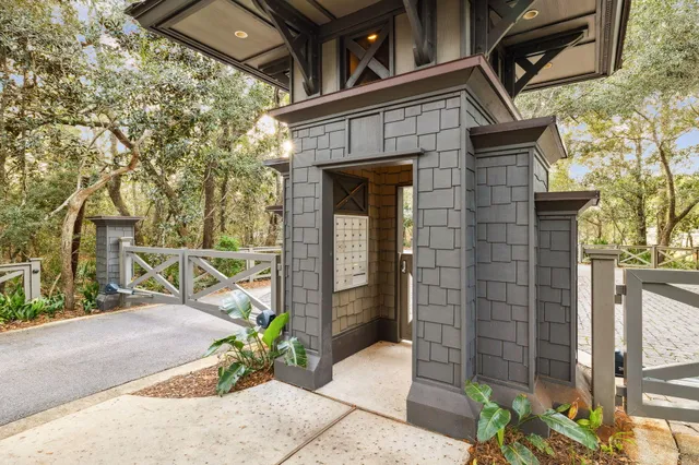 a view of front door