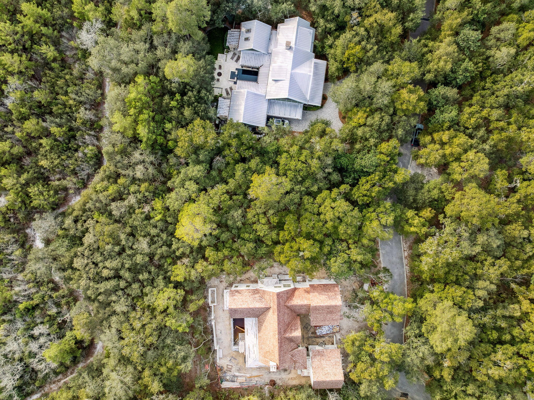Lot 22 Nicole Frst Drive Santa Rosa Beach, FL 32459 - Photo 8 of 22 an aerial view of a house with a yard