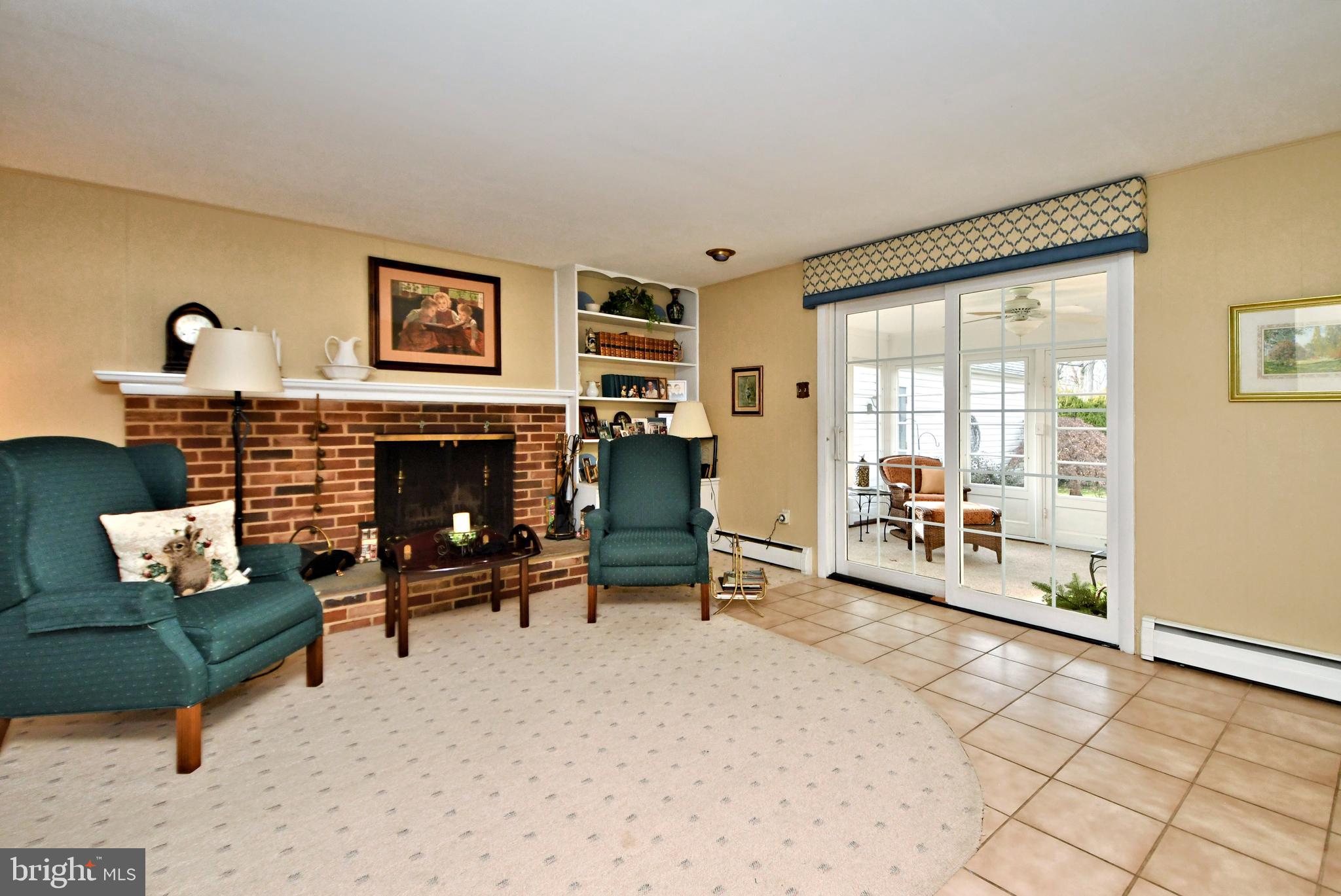 988 Williamson Road Horsham, PA 19044 - Photo 28 of 47 Beautiful Brick Fireplace