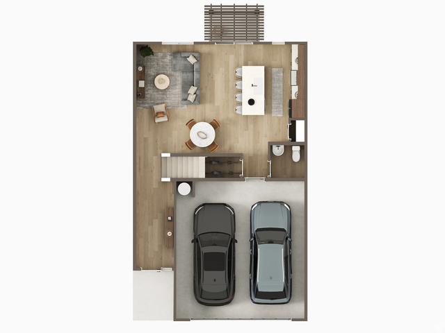 4013 Razor Drive, Unit 114 Washington, UT 84780 - Photo 21 of 22 Sunburst Level 1 Floor Plan