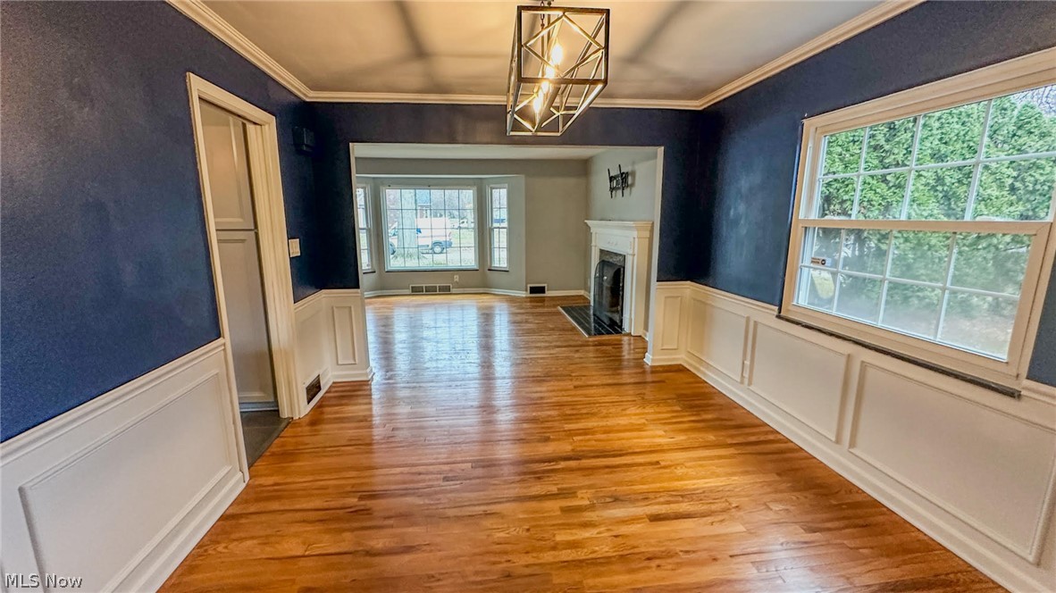 426 Dorchester Road Akron, OH 44320 - Photo 4 of 20 Entry to Main Living Room and the left doorway to the Kitchen