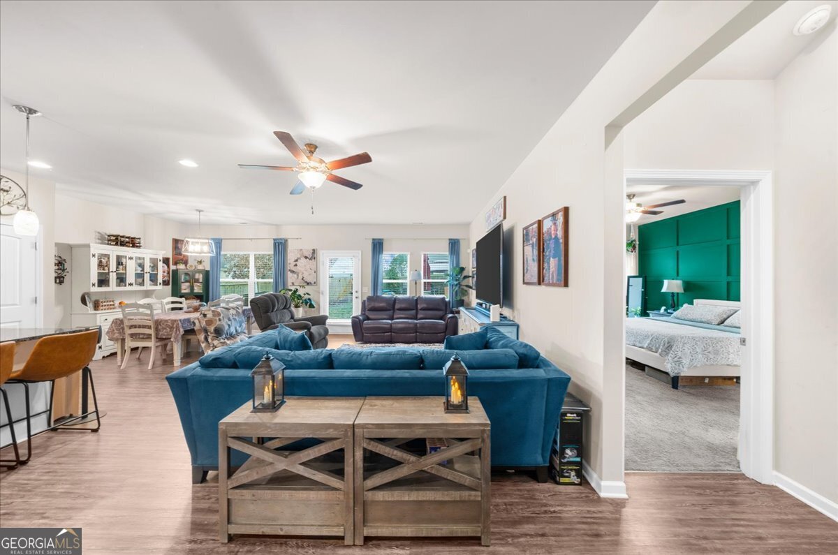 15 Gala Drive Northeast Rome, GA 30165 - Photo 30 of 60 a living room with furniture kitchen view and a large window