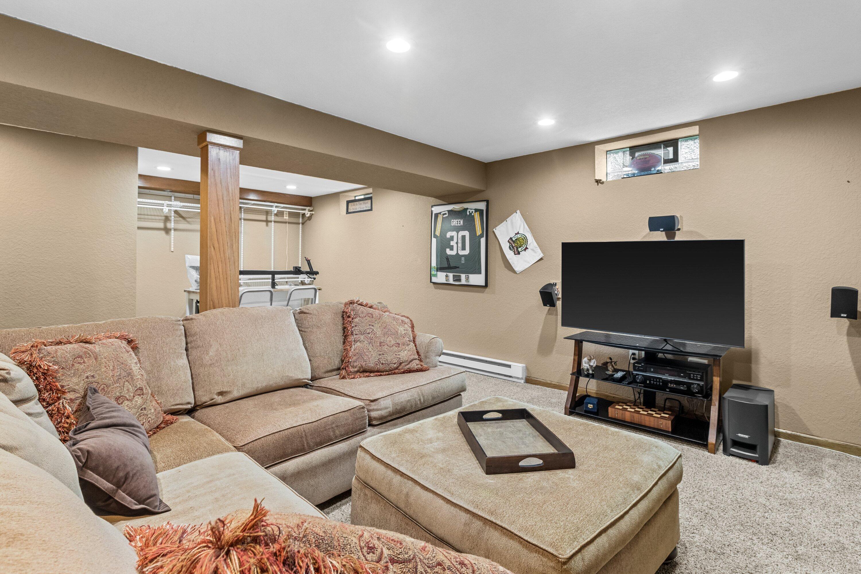 W318N377 Whitetail Run Delafield, WI 53018 - Photo 49 of 61 Lower Level Rec Room
