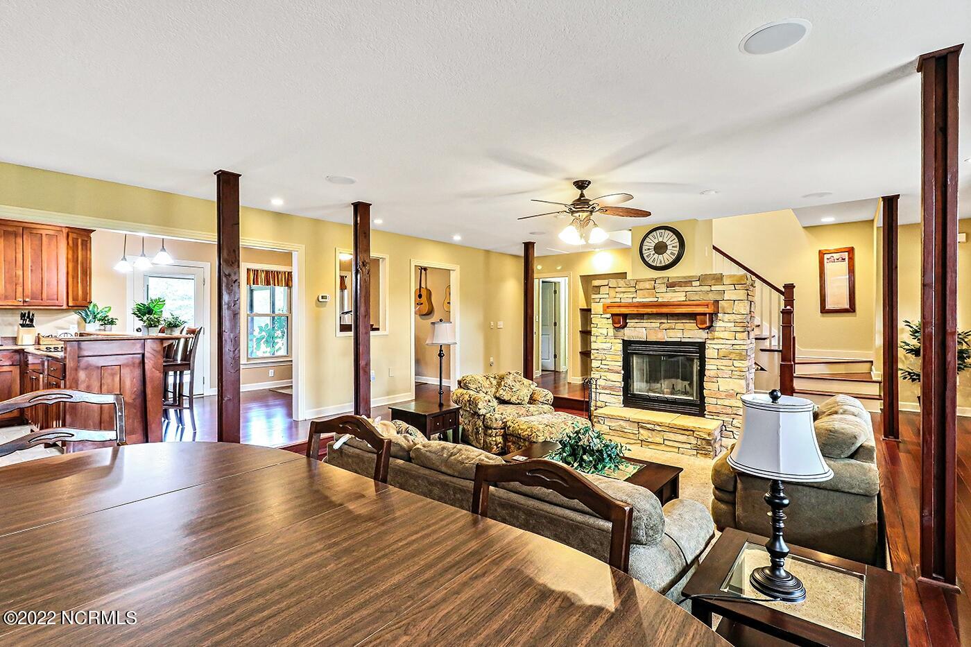 1079 Tulls Creek Road Moyock, NC 27958 - Photo 14 of 59 View of the Great Room and the Eat in Kitchen.