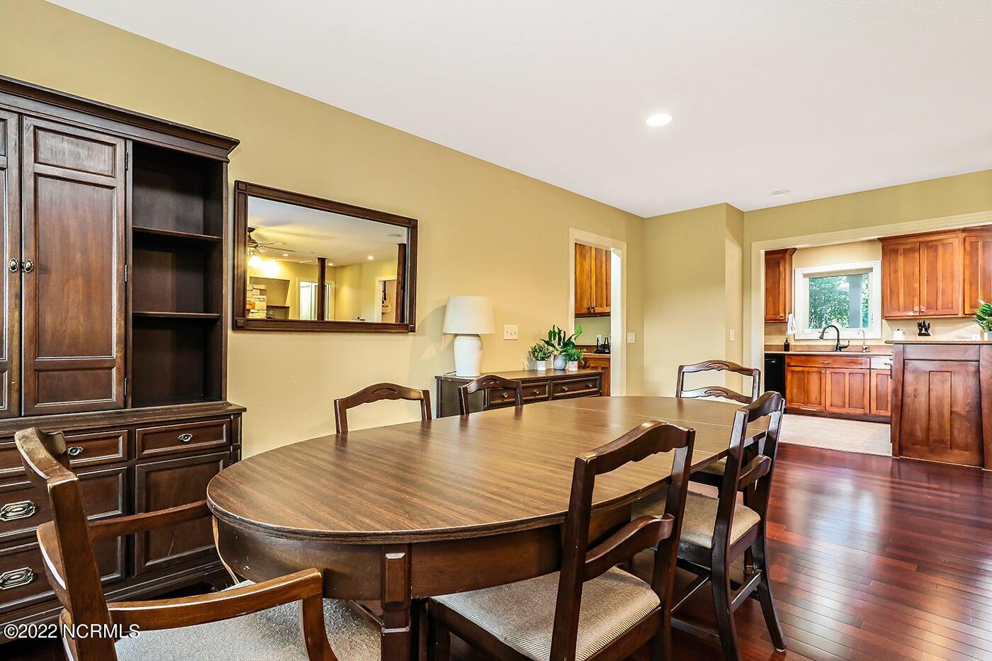 1079 Tulls Creek Road Moyock, NC 27958 - Photo 17 of 59 View of the Eat in Kitchen form the formal Dining area.