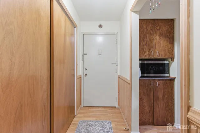 a view of hallway with elevator