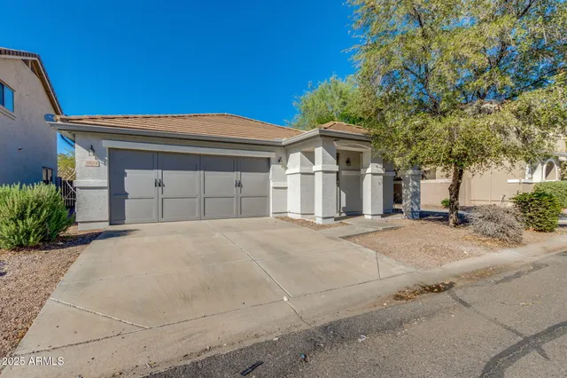 a house view with a outdoor space