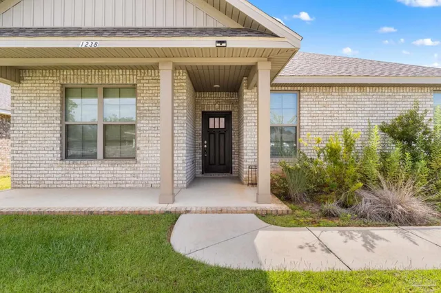 a view of outdoor space and yard