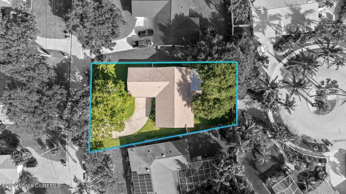 1158 Samar Road Cocoa Beach, FL 32931 - Photo 2 of 29 a view of a yard with plants