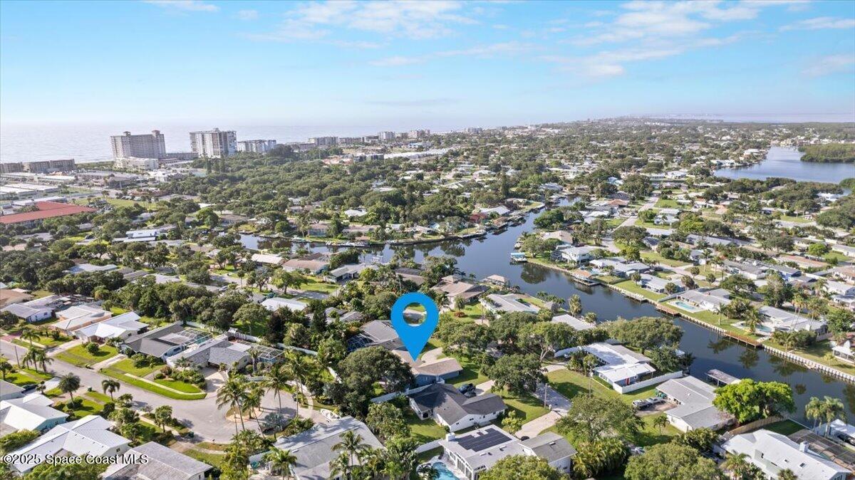 1158 Samar Road Cocoa Beach, FL 32931 - Photo 29 of 29 an aerial view of a city