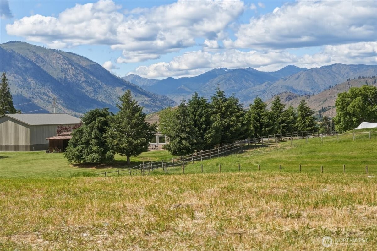 110 Slide View Lane Manson, WA 98831 - Photo 36 of 38 a view of a backyard