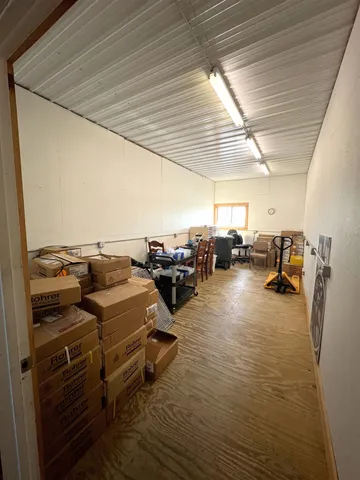 a view of storage and utility room