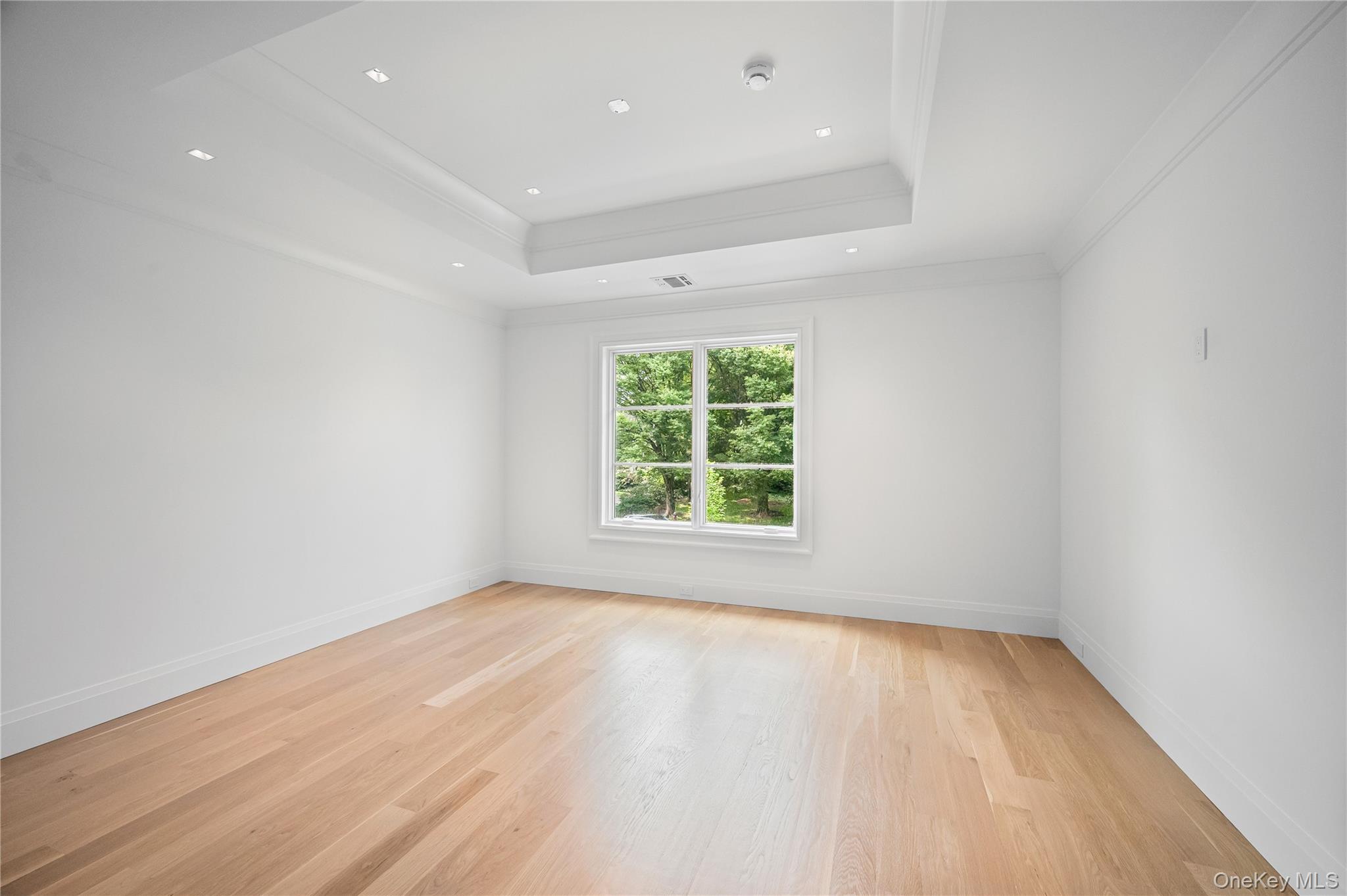 7 Mirrielees Road Great Neck, NY 11021 - Photo 29 of 47 an empty room with wooden floor and windows