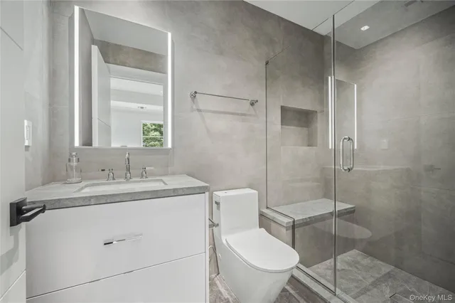 a view of staircase with window