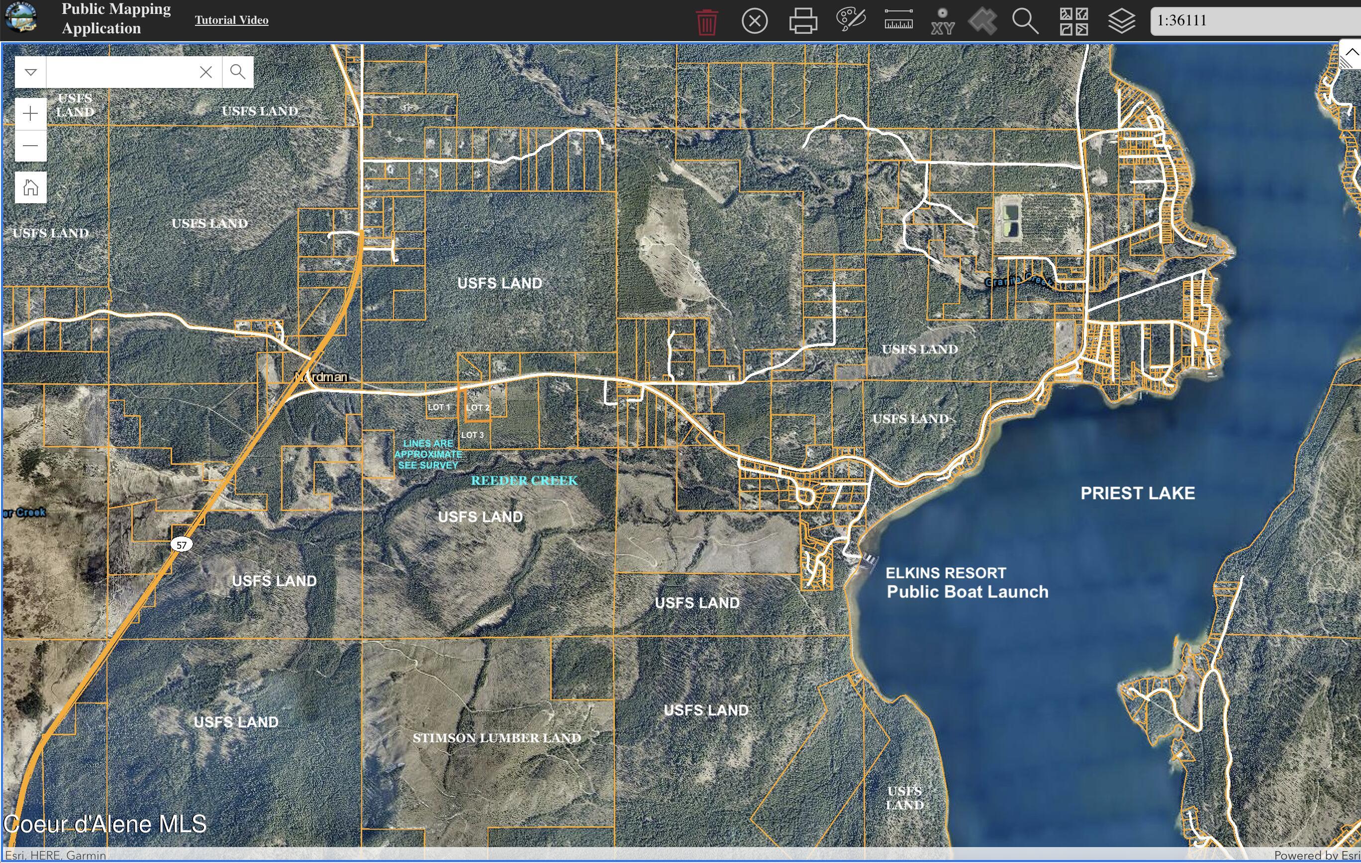 Lot 1 Reeder Bay Road Nordman, ID 83848 - Photo 25 of 26 Priest Lake Nearby Aerial